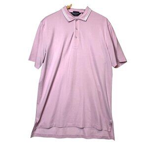 Polo Golf Ralph Lauren Mens Performance Pink Polo Shirt L